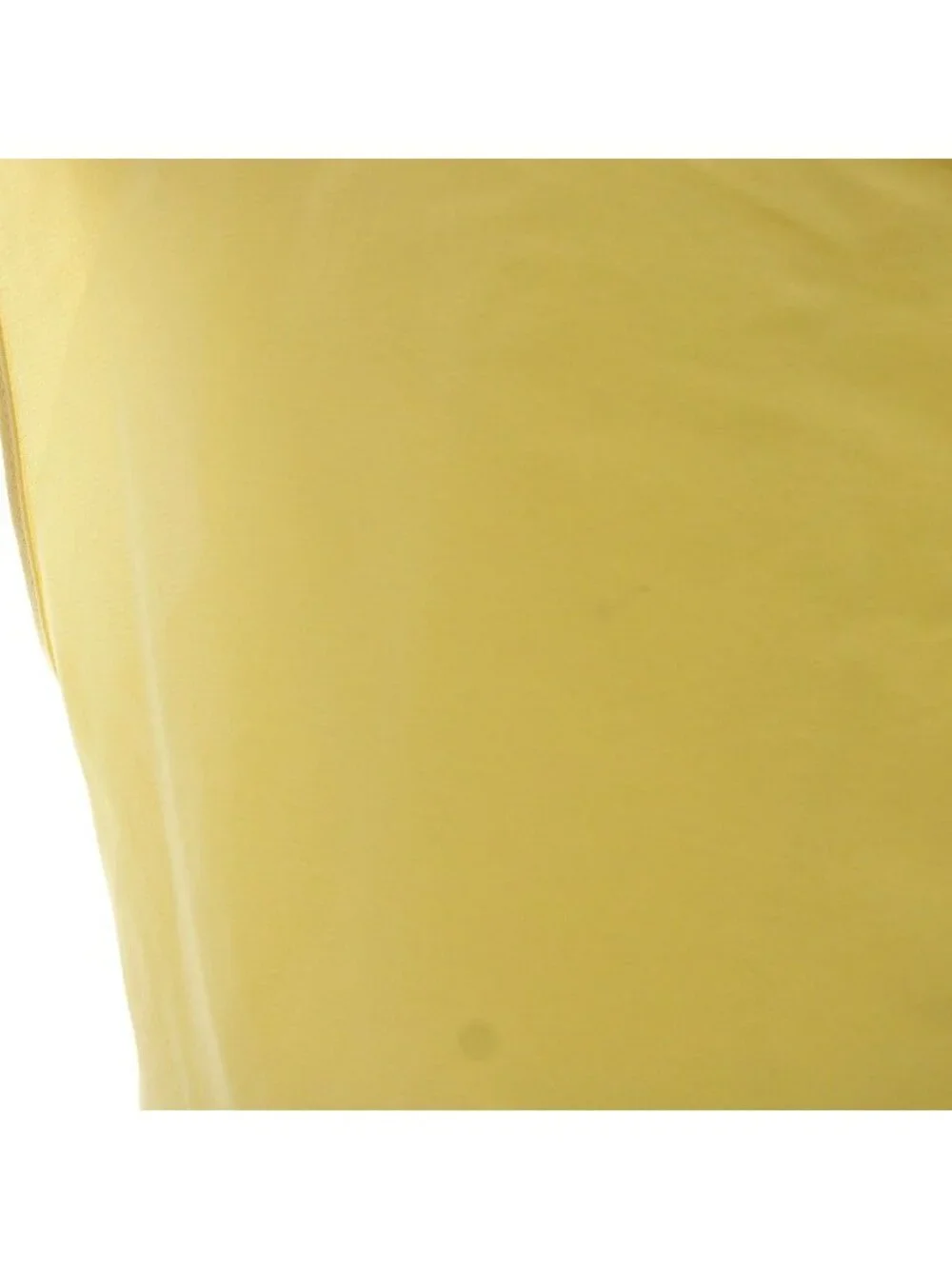 Chanel Blouse Shirt Sleeveless Silk 38 Yellow HN